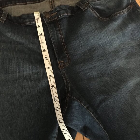 Jessica Simpson Junior Plus Regular Blue Cotton Jeans 24W - Picture 12 of 14